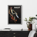 60cmx90cm Bally Man & Woman 2 Sets Black Frame Canvas Wall Art.