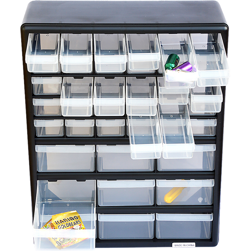 Storage Cabinet Drawers 39 Plastic Tool Box Containers Organiser Cupboard