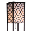 Shelf Floor Lamp - Shade Diffused Light Source with Open-Box Shelves