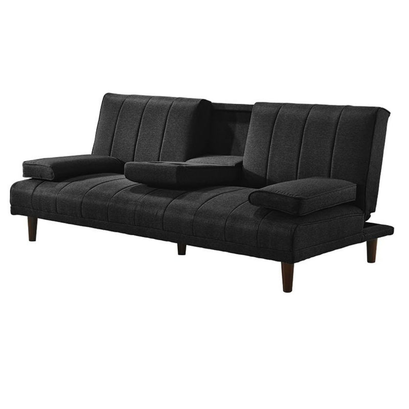 Radel 3 Seater Sofa Bed - Charcoal.