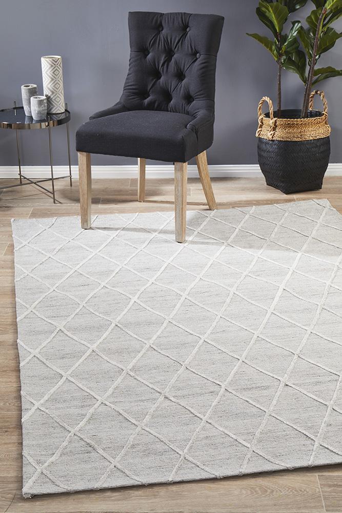 Visions Winter Silver Styles Modern Rug.