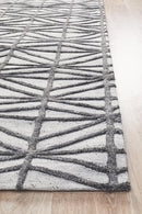 Visions Winter Pewter Prestige Modern Rug.
