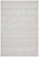Visions Winter Grey Brush Modern Rug.
