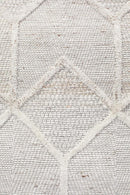 Visions Winter Grey Brush Modern Rug.