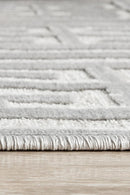 York Brenda Silver Runner Rug.