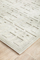 York Brenda Natural White Runner Rug.