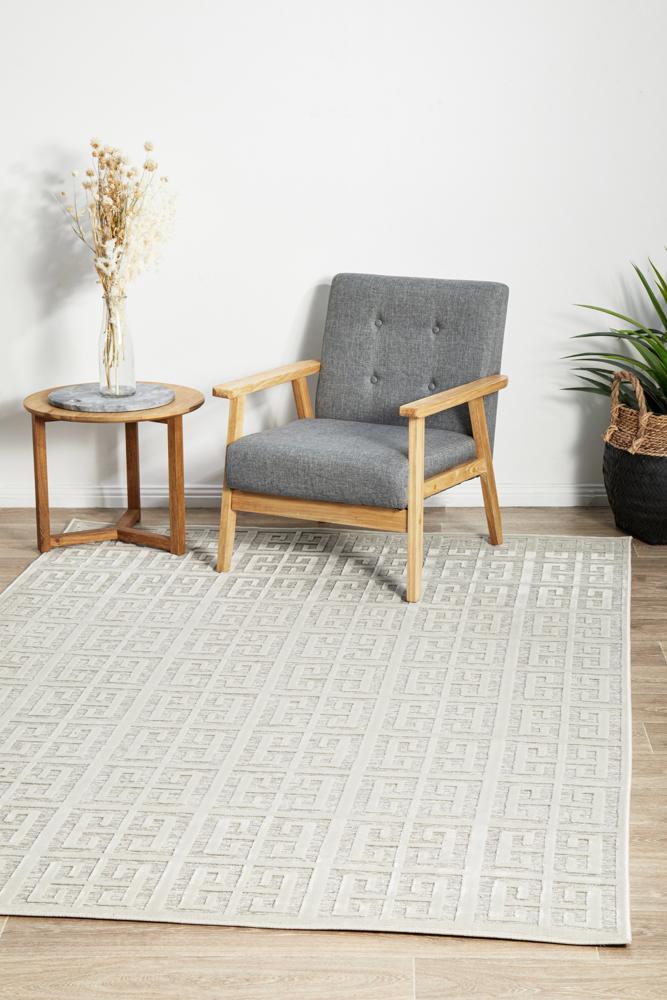 York Brenda Natural White Rug.