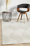 York Cindy Natural White Rug.